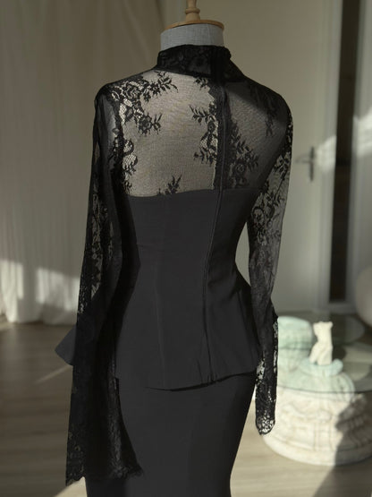 The Adelya dress black