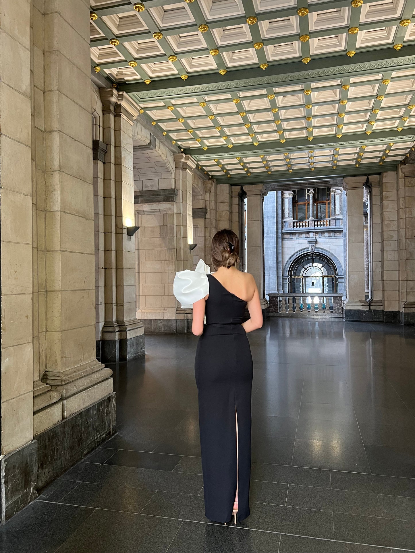 The Celine dress black & white