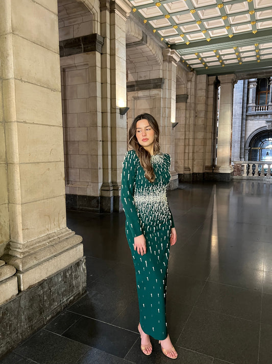 The Viana dress green