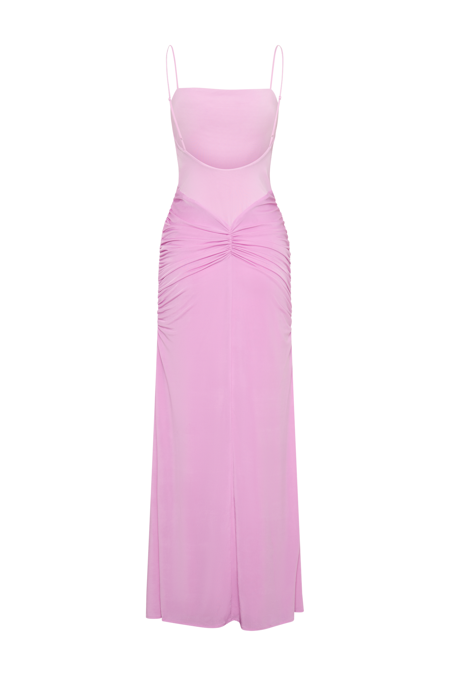 Roisin Slinky Maxi Dress - Powder Pink