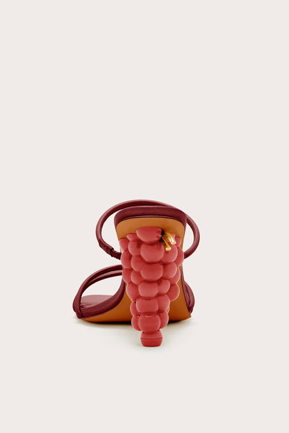 GRAPE SANDAL - CRIMSON