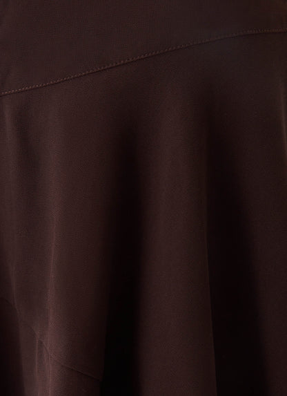 Gehrie Mini Skirt - Chocolate