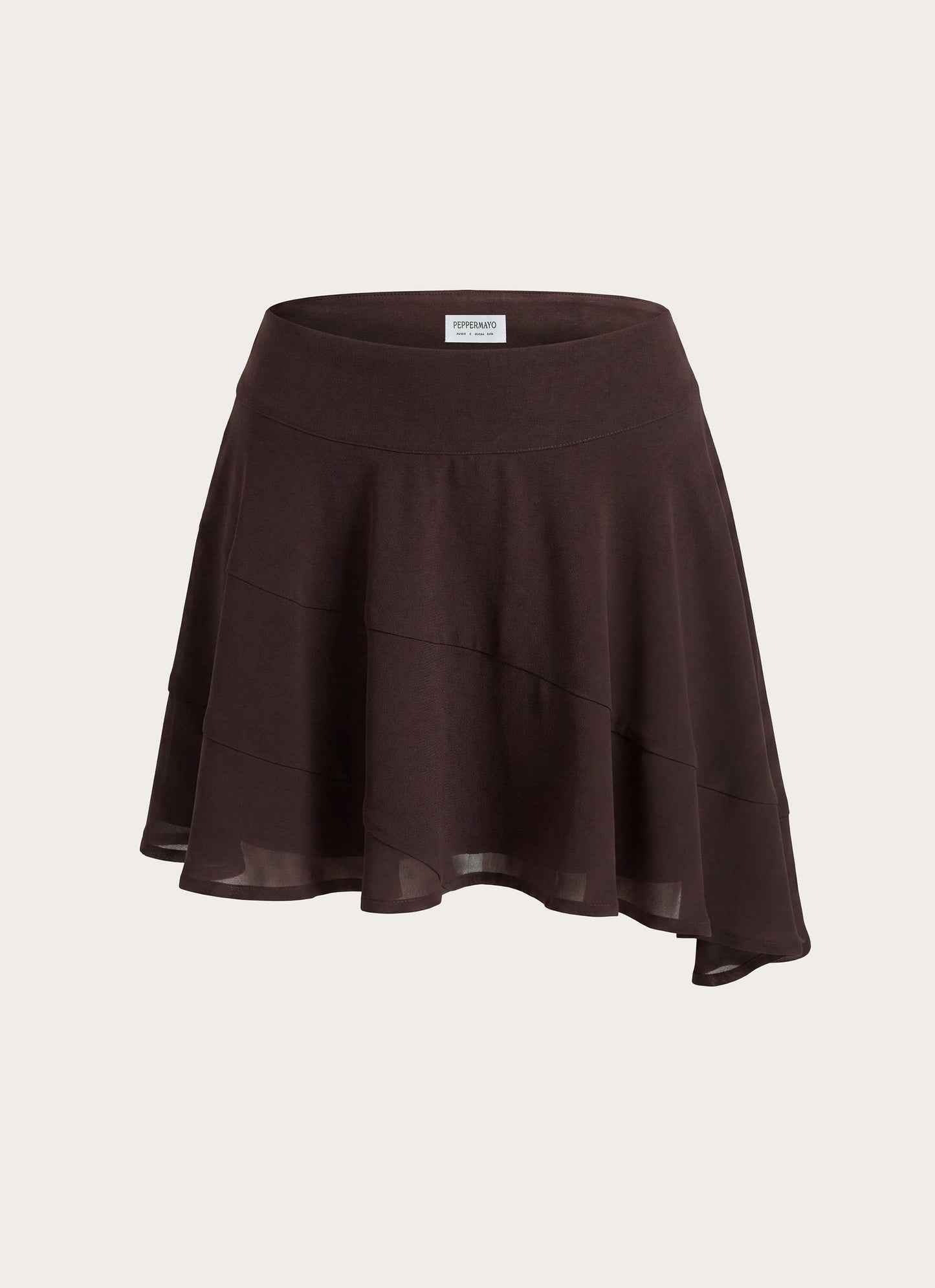 Gehrie Mini Skirt - Chocolate