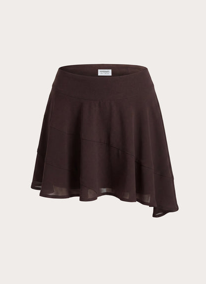 Gehrie Mini Skirt - Chocolate