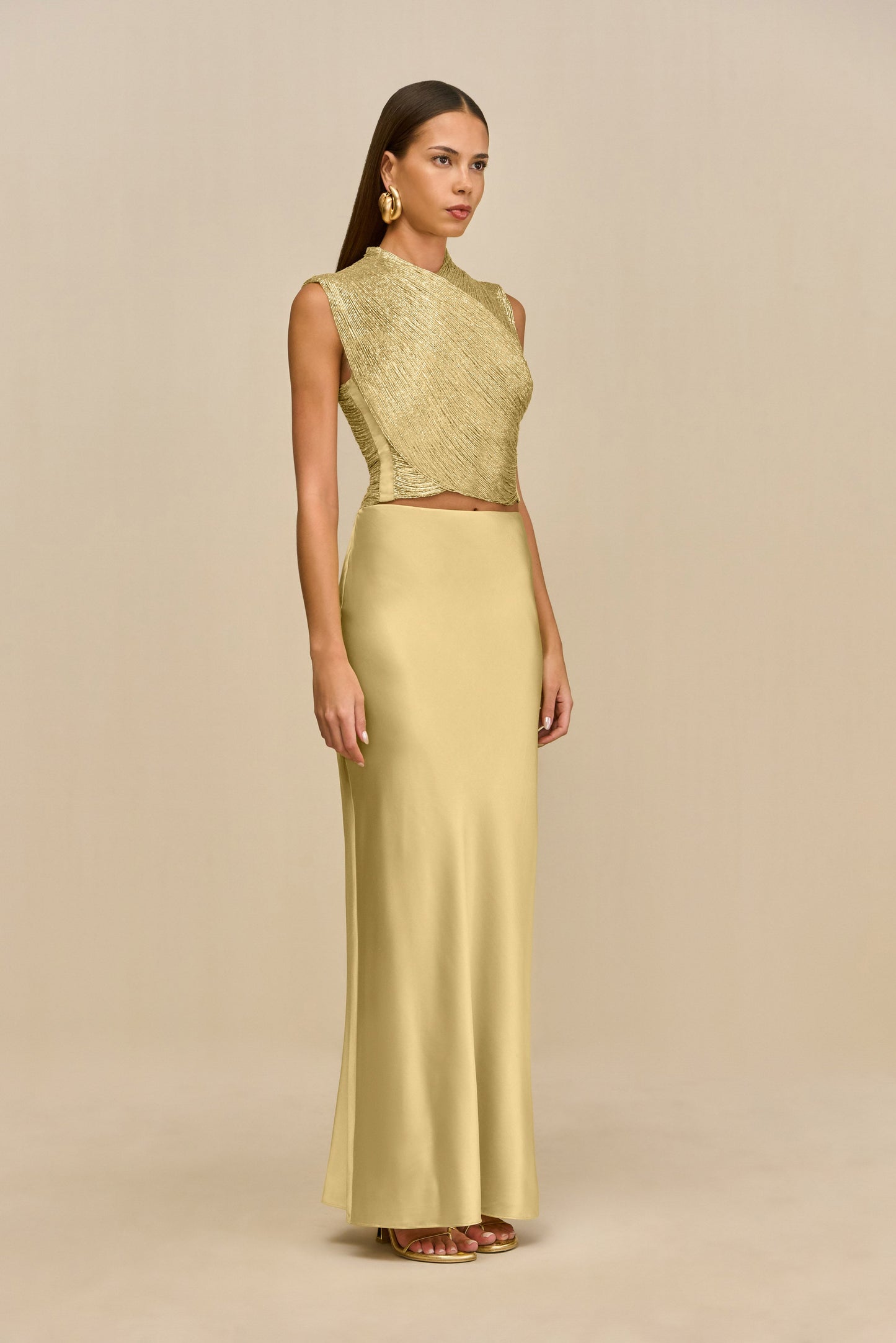 HAISLEY TOP - LIGHT GOLD