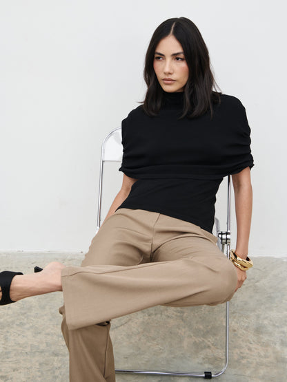 Hailee Slim Fit Trousers - Taupe