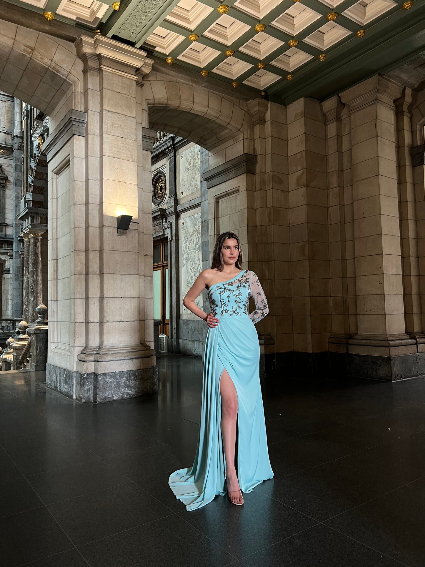 The Liza dress mint