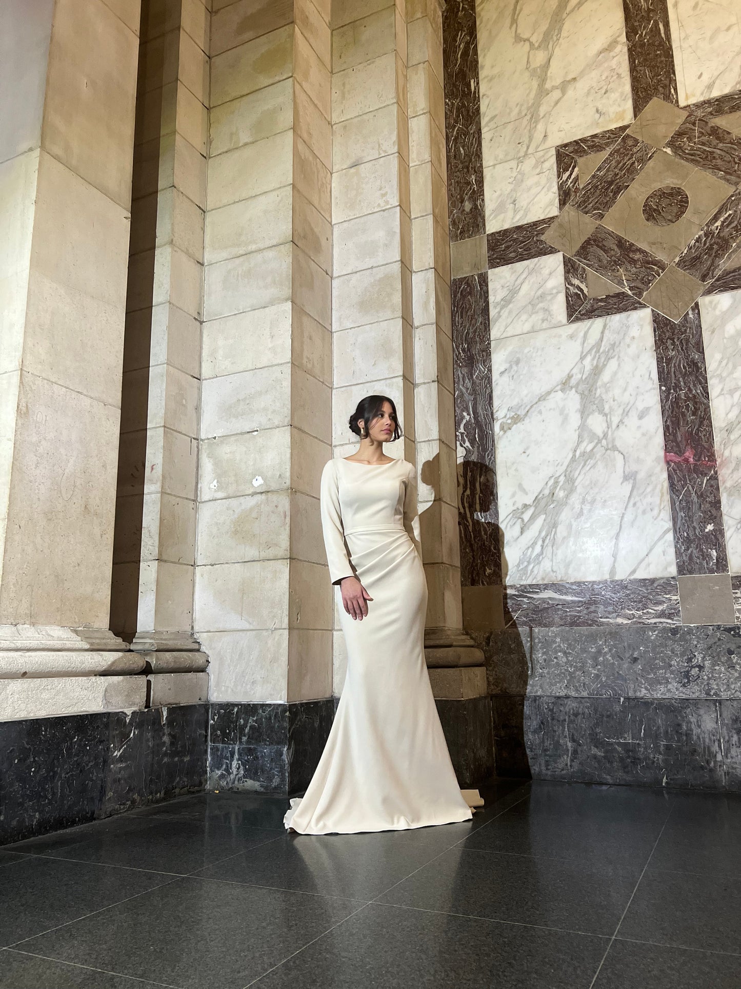 The Hafsa dress beige