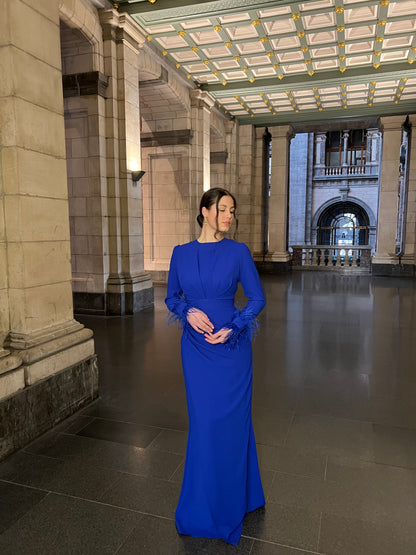 The Eliya dress Royal blue
