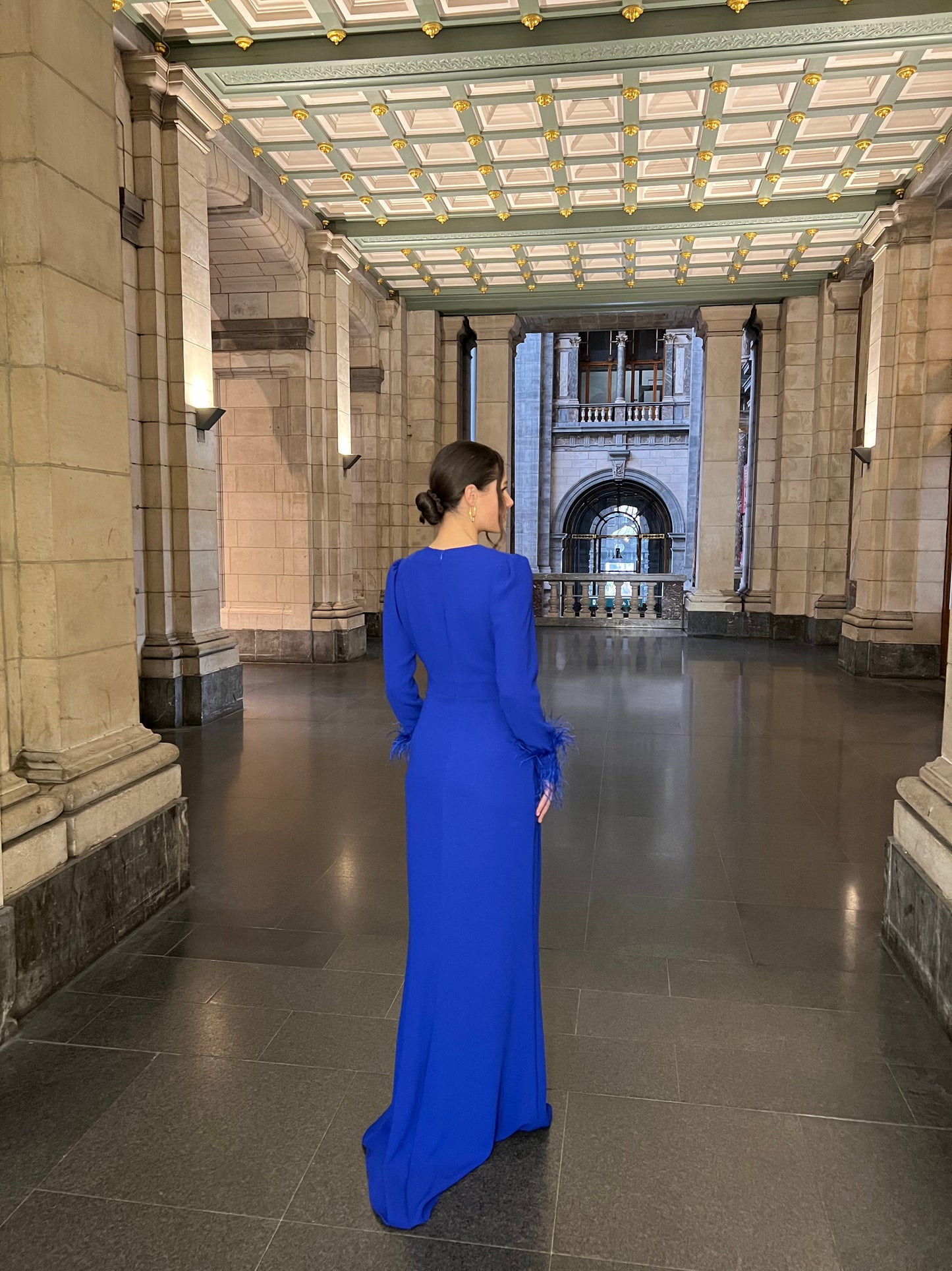 The Eliya dress Royal blue