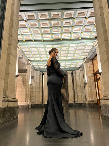 The Dafina dress black