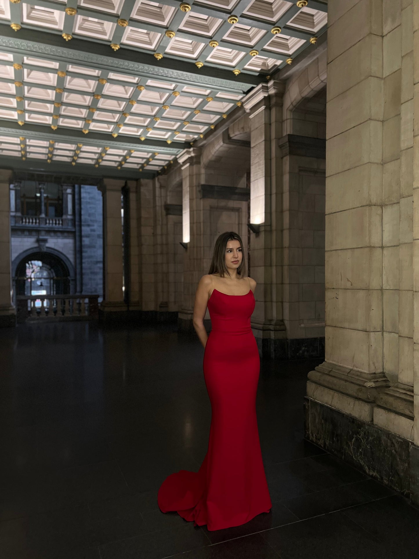 The Dilâ dress red