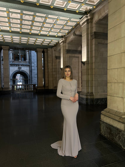 The Azide dress taupe