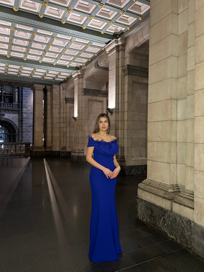 The Julia dress blue
