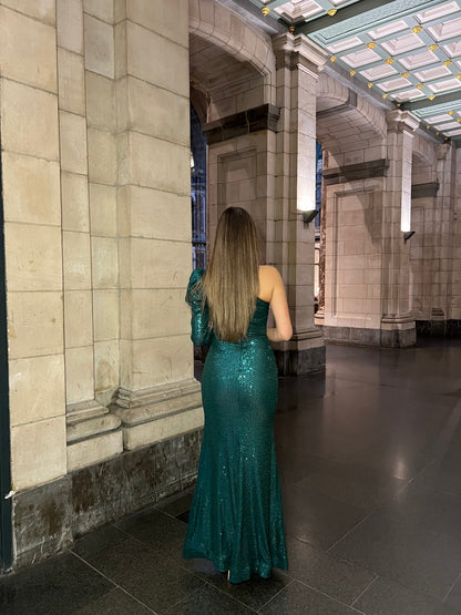 The Fleur dress green
