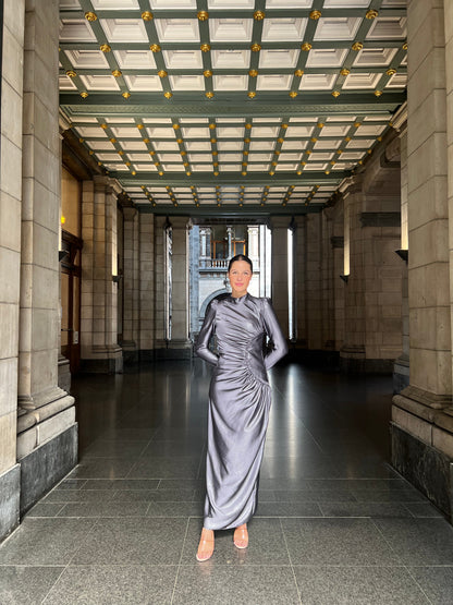 The Siran dress grey