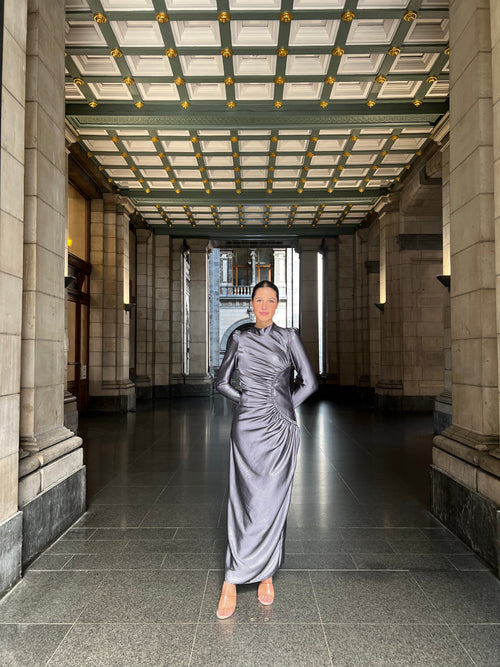 The Siran dress grey