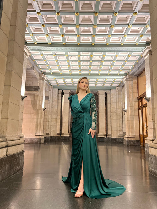 The Lina dress green