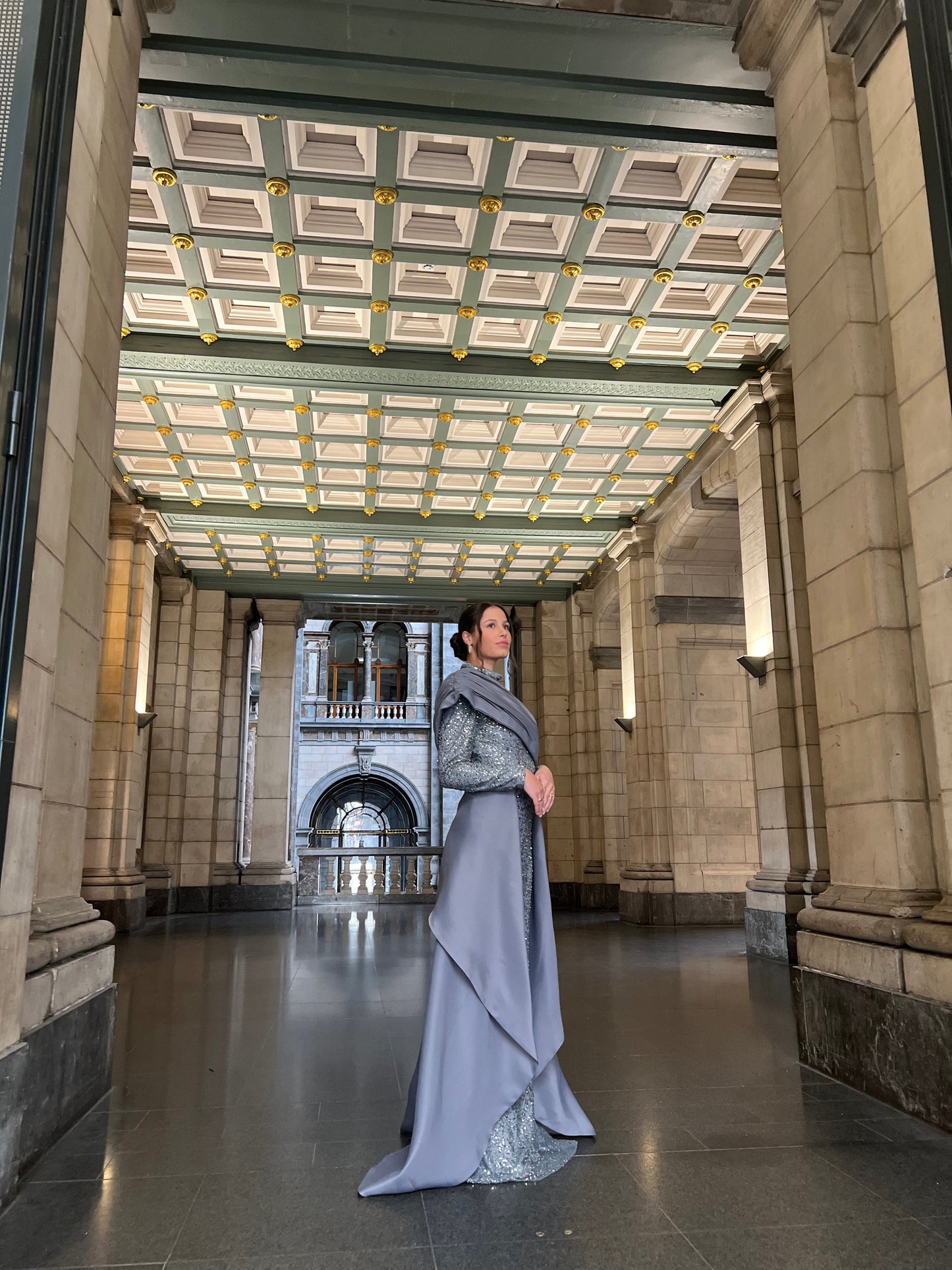 The Ruveysa dress grey