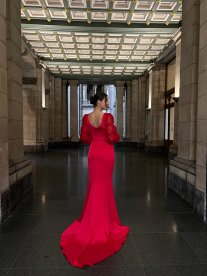 The Dafina dress red