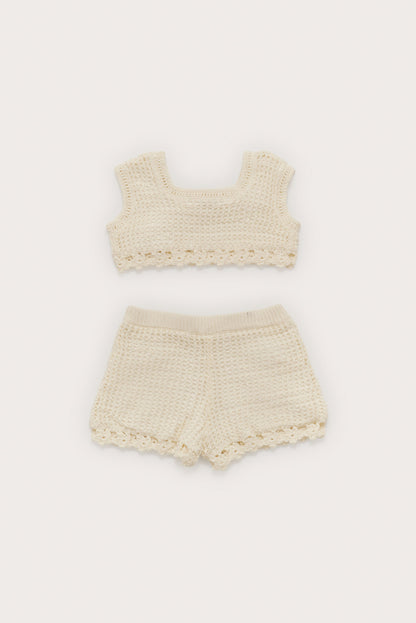 BABY JANA SET - OFF WHITE