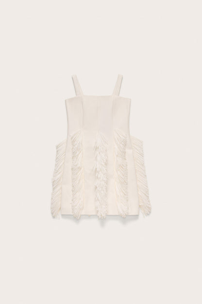 KIDS FREYA DRESS - OFF WHITE