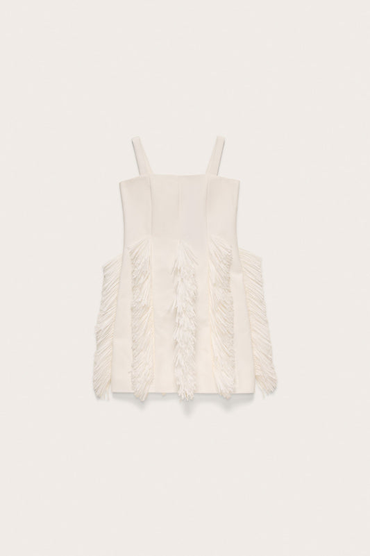 KIDS FREYA DRESS - OFF WHITE