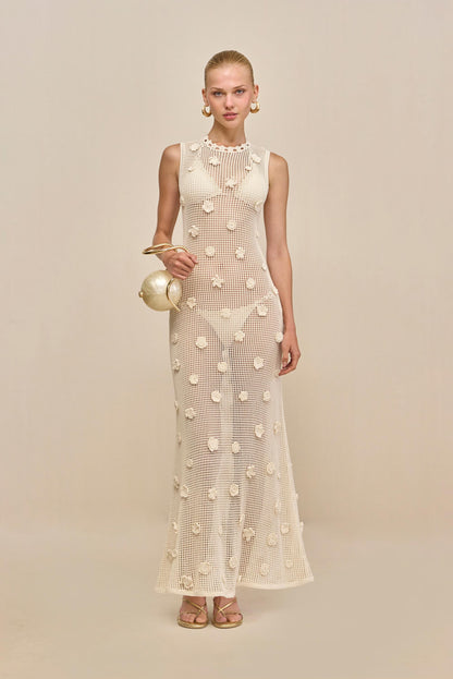 VERMEER DRESS - OFF WHITE