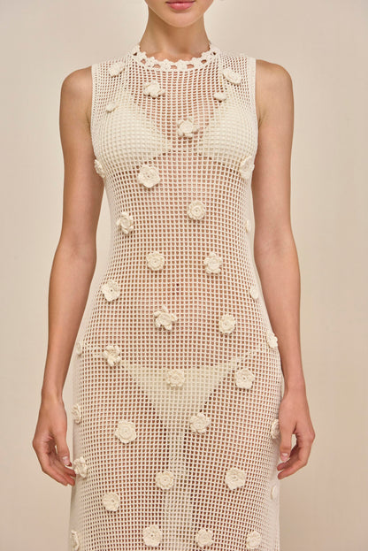 VERMEER DRESS - OFF WHITE