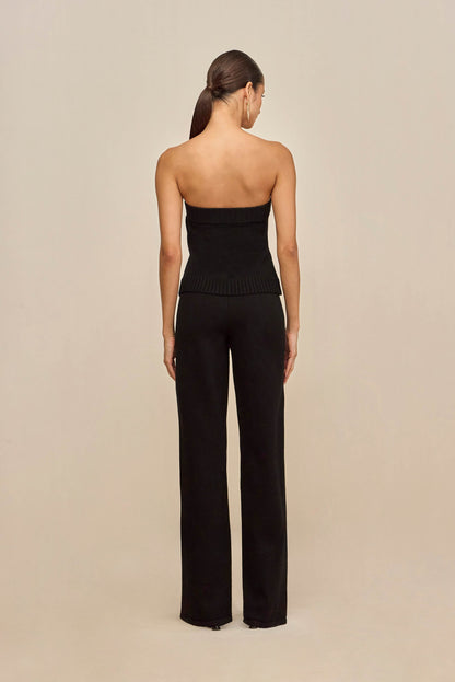 SHANE KNIT PANT - BLACK