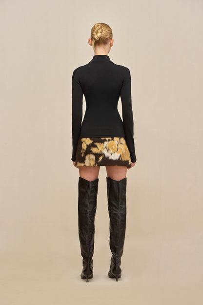 CORNELIA SKIRT - WHEAT MULTI