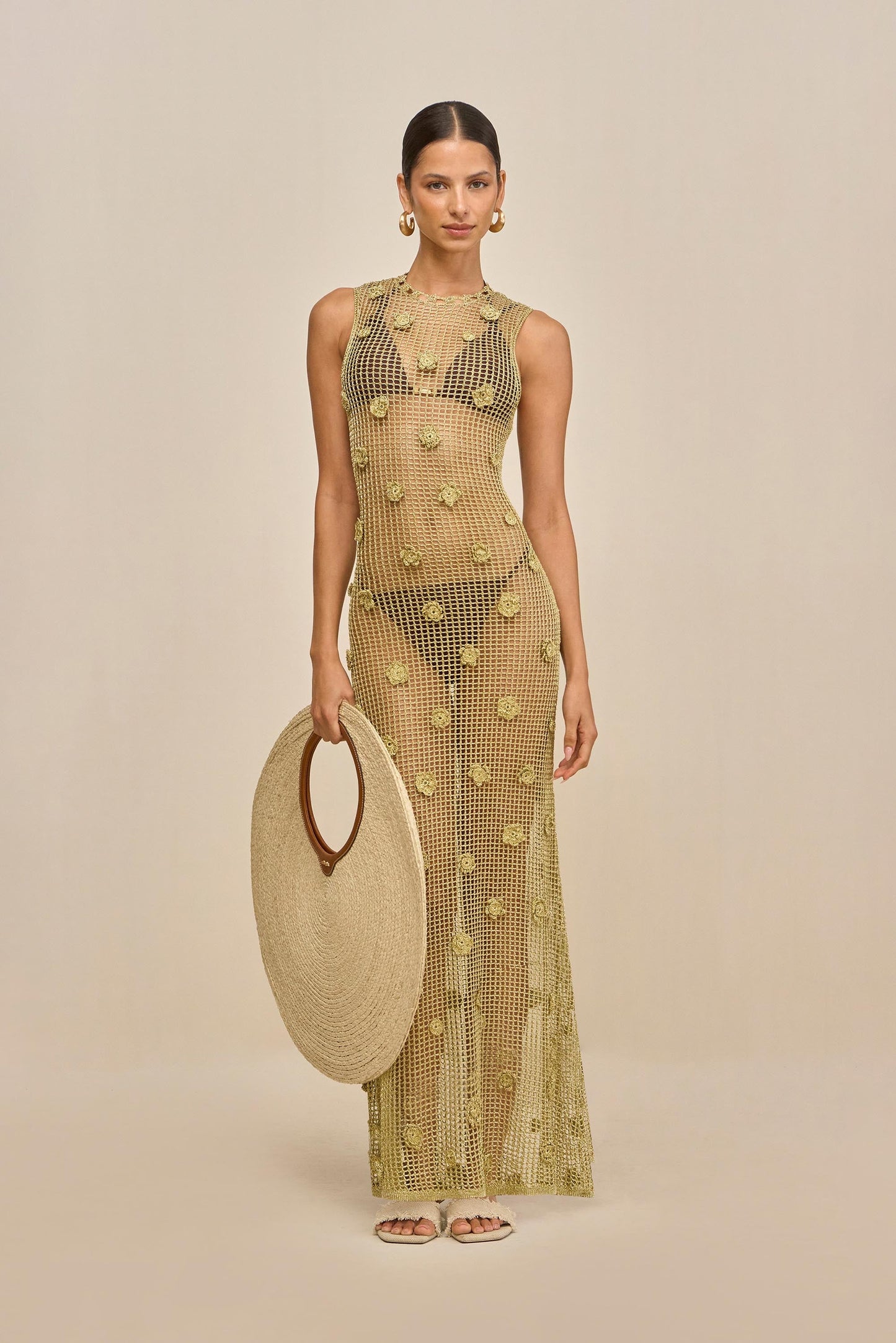 VERMEER DRESS - GOLD