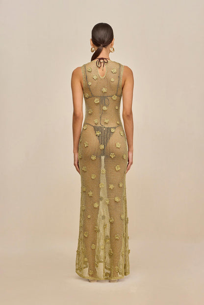 VERMEER DRESS - GOLD