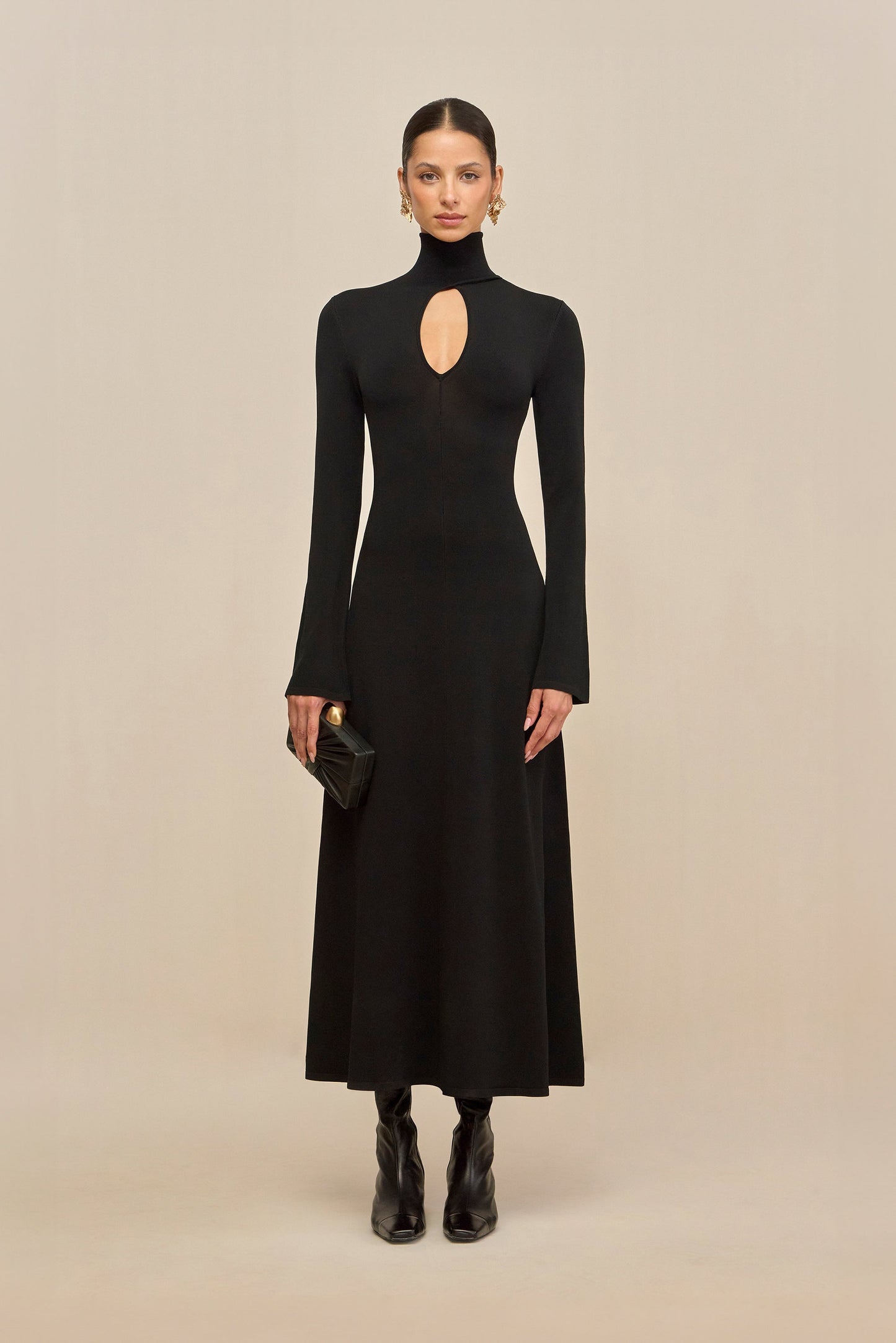SANTO DRESS - BLACK