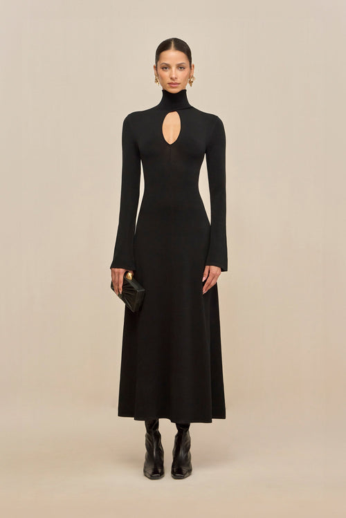 SANTO DRESS - BLACK