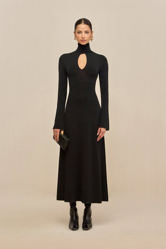 SANTO DRESS - BLACK