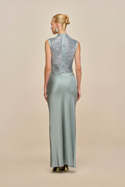 CHANTEL SKIRT - CELADON