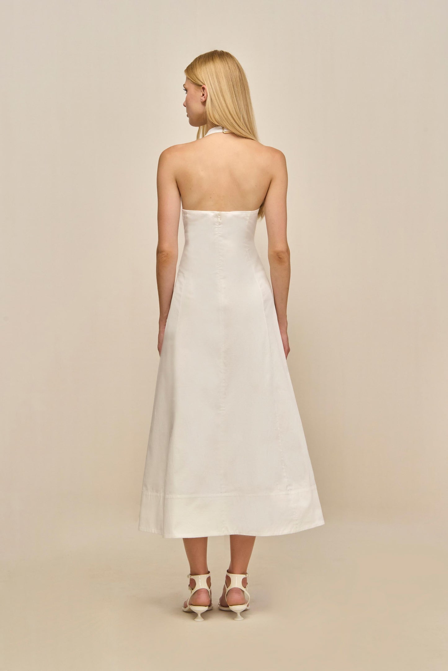 BRAXTON DRESS - OFF WHITE
