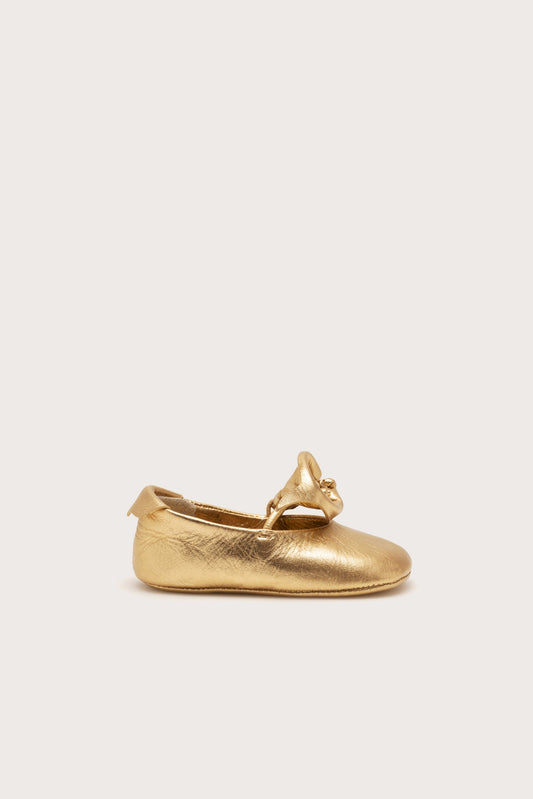 BABY MIMI BALLET FLAT - BRASS