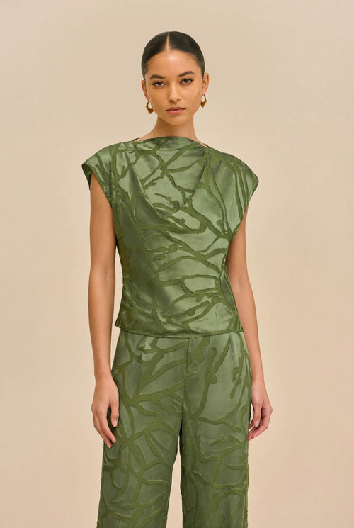 MONETTE TOP - DEEP PASTURE