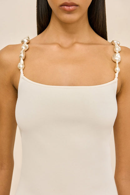 PRAIA KNIT TOP - OFF WHITE