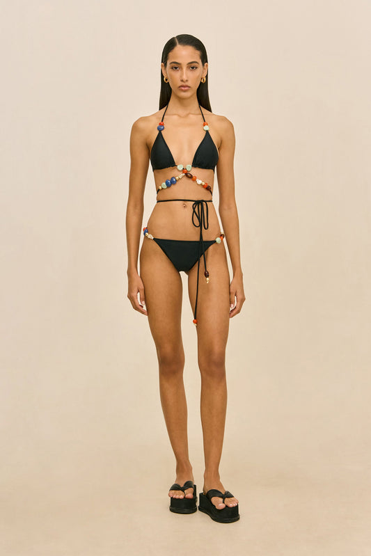 QUINCY BIKINI BOTTOM - BLACK