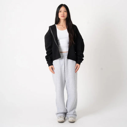 350 GSM 'Black' Zip-Up Hoodie