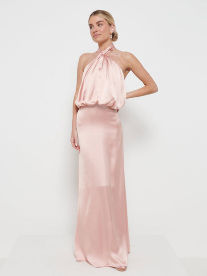 Sammie Recycled Maxi Bridesmaid Dress - Matte True Blush