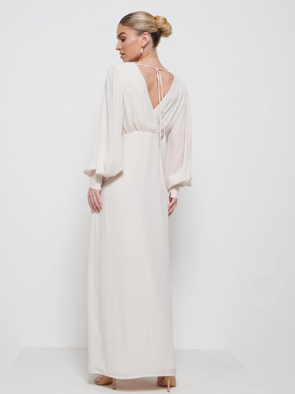 Sienna Chiffon Bridesmaid Dress - Champagne
