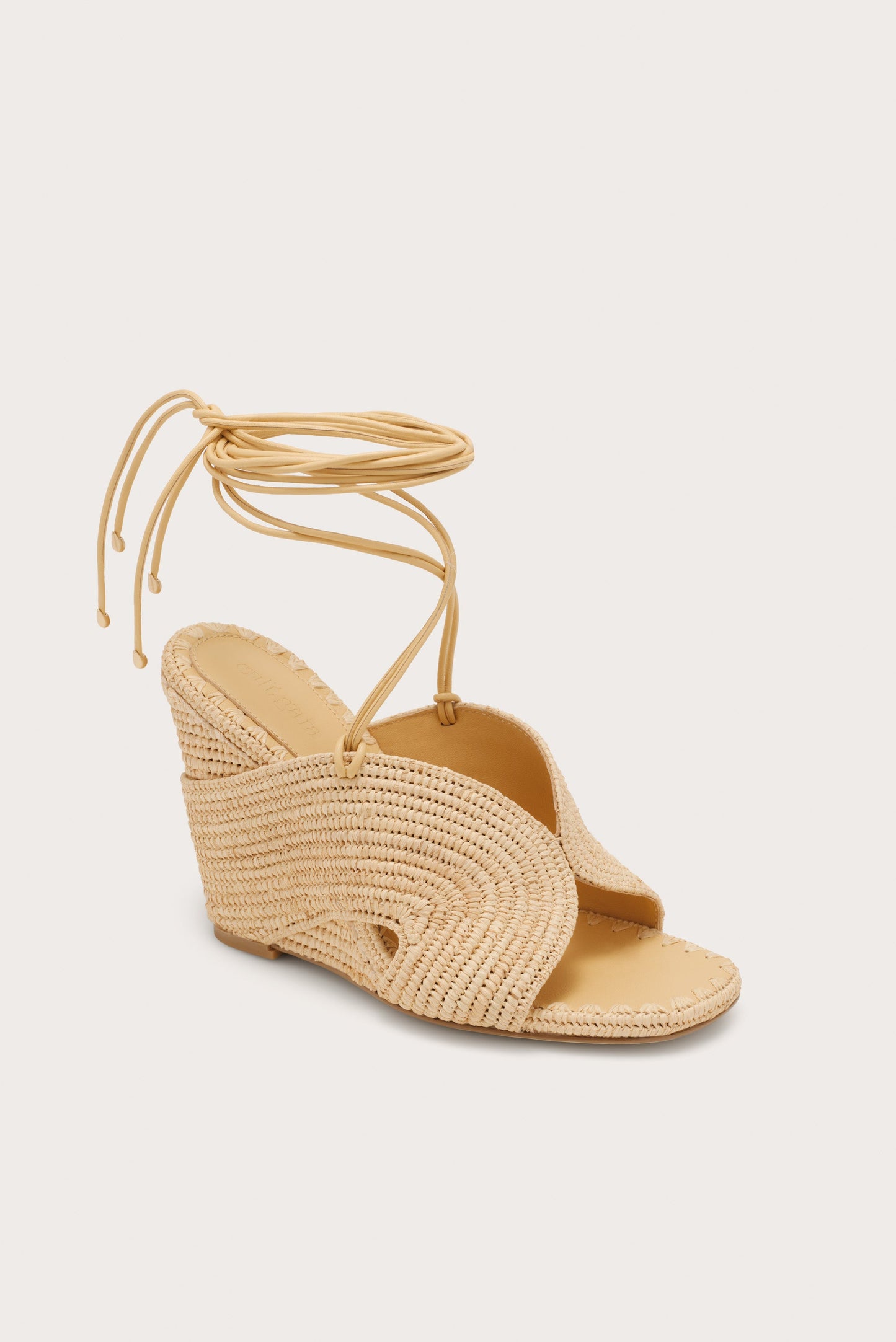 TOBI WEDGE SANDAL - NATURAL