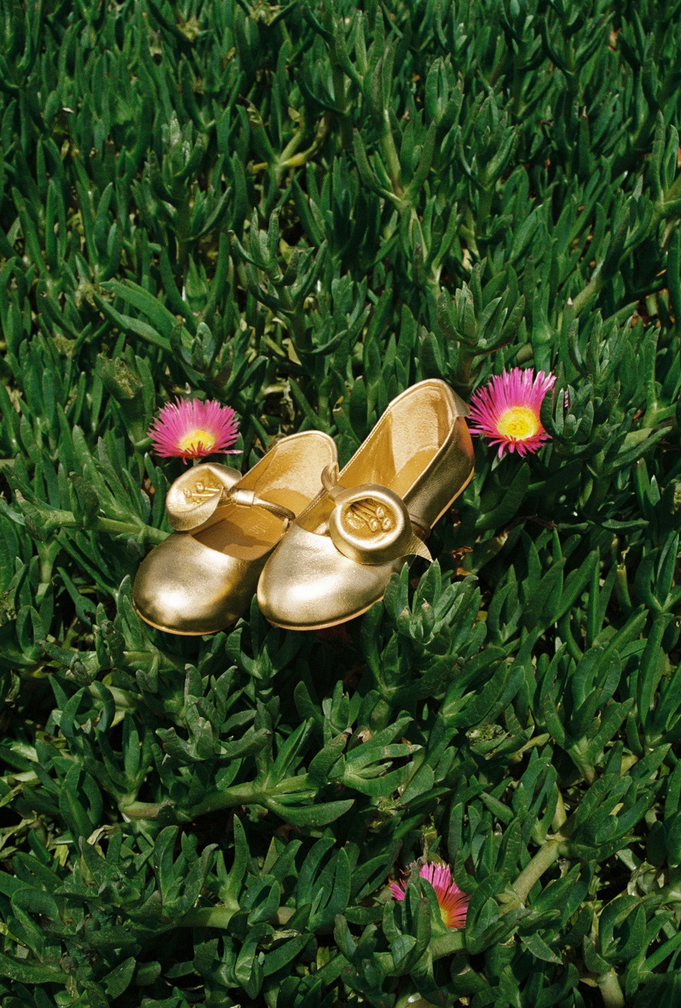 KIDS MIMI BALLET FLAT - BRASS