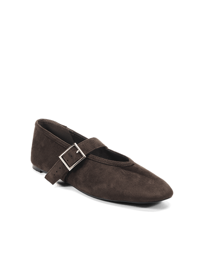 WEDNESDAY - DARK CACAO SUEDE