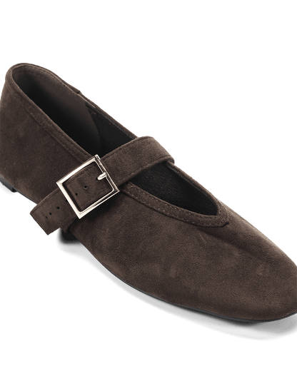 WEDNESDAY - DARK CACAO SUEDE