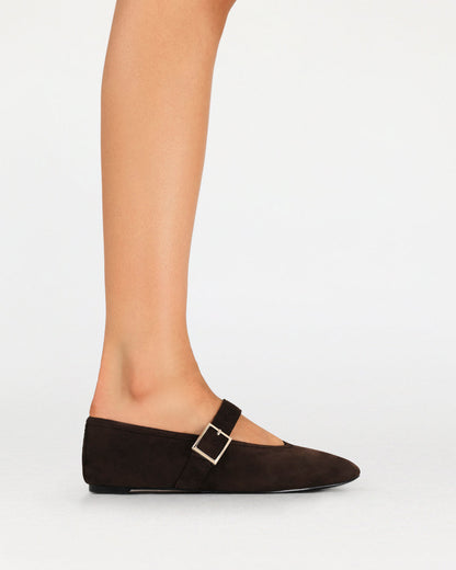 WEDNESDAY - DARK CACAO SUEDE